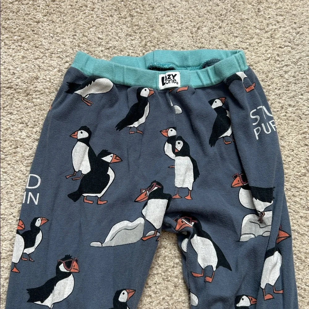 Lazy One Stud Puffin PJ Set, 8